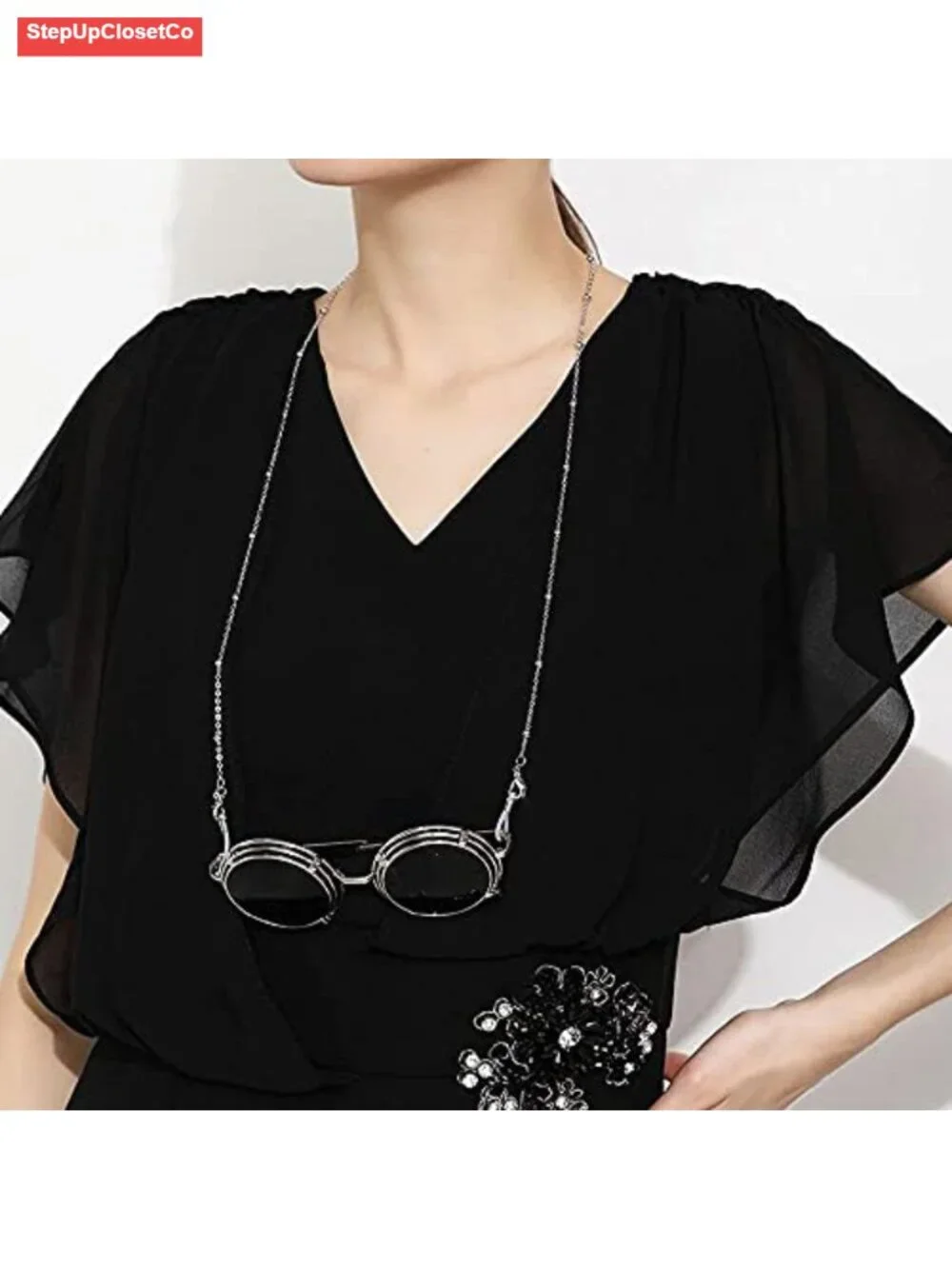 Eyeglass Chains for Women Glasses Strap Holder Lanyard 4 Pack Metal Bead